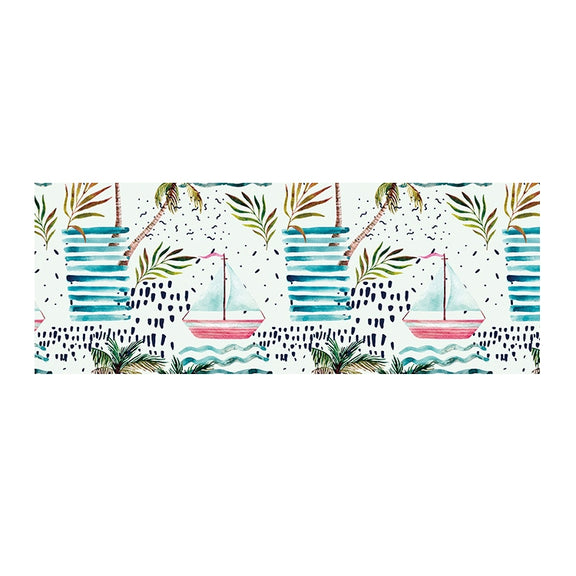 900x400x5mm Office Learning Rubber Mouse Pad Table Mat(14 Tropical Rainforest)