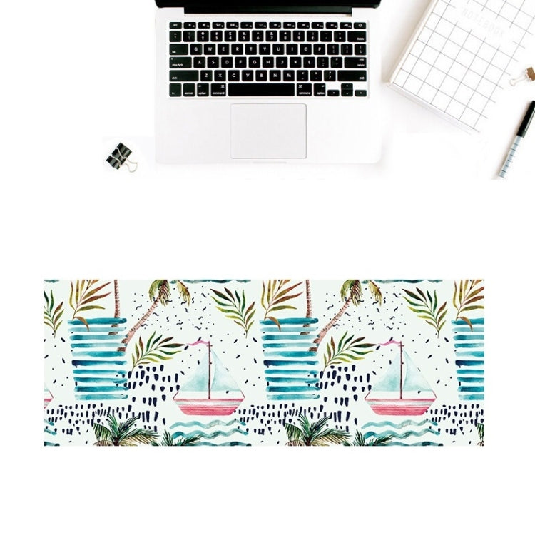 900x400x5mm Office Learning Rubber Mouse Pad Table Mat(11 Tropical Rainforest)