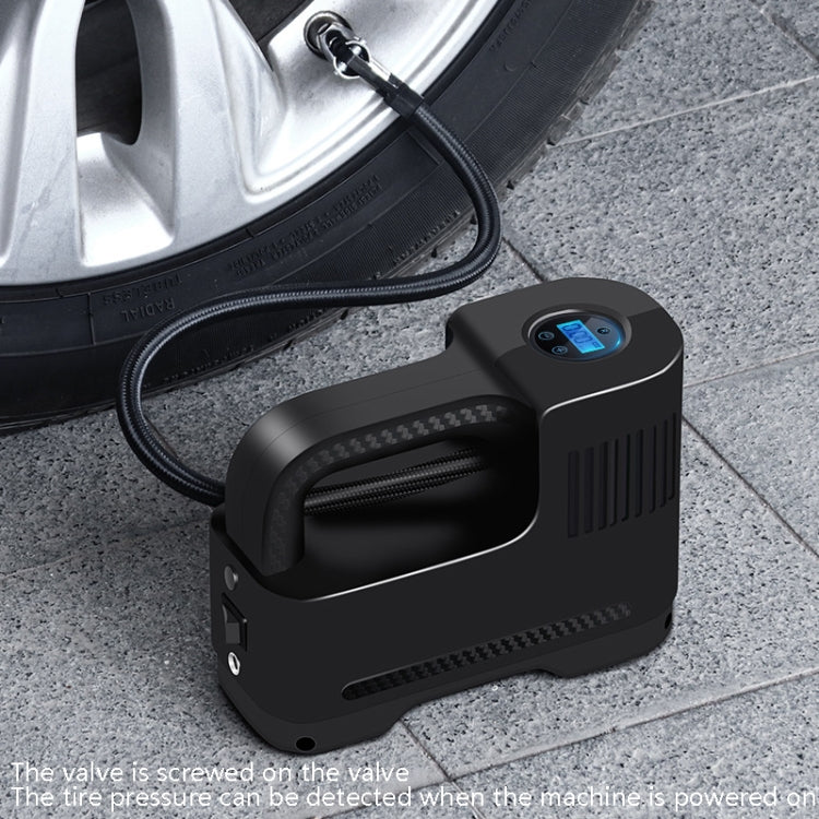 Portable Multi-Function Smart Car Inflatable Pump Electric Air Pump, Style: Wireless With Light Pointer