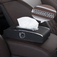 Car Clock Tissue Box Multi-Function Vehicle Instrument Table Paper Towel Box, Style: Clock+Parking Card (Black) - Tissue Boxes by PMC TechLife | Online Shopping South Africa | PMC TechLife | Buy Now Pay Later Mobicred