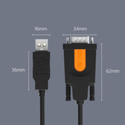 D.Y.TECH USB to DB9 RS232COM Serial Cable, Specification： FT232 1.5m