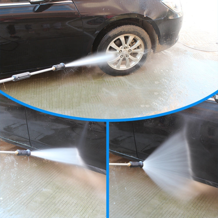 High-Pressure Car Wash Nozzle Cleaning Machine Brush Pump Accessories, Specification: Short Section 35 cm(3/8 Fast Plug)