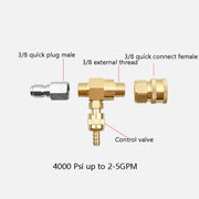 High Pressure Cleaning Machine 3/8 Inch Quick Connection Adjustable Foam Nozzle