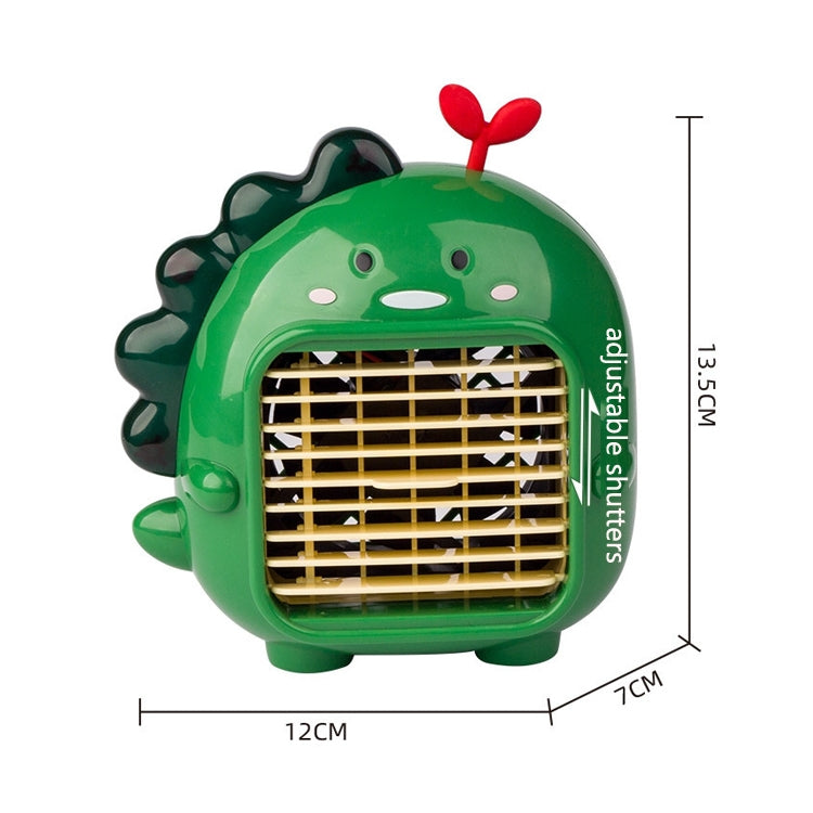 A9 Desktop Dinosaur Fan USB Mini Large Wind Fan(Yellow)