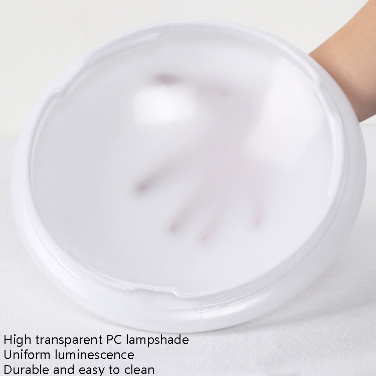 LED Sound Light Control Ceiling Lamp Round Corridor Intelligent Sensor Lamp, Power source: 12W 270mm(Warm White)