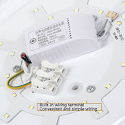 LED Sound Light Control Ceiling Lamp Round Corridor Intelligent Sensor Lamp, Power source: 18W 350mm(Warm White)