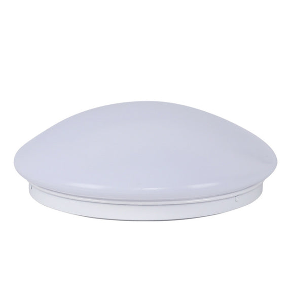 LED Sound Light Control Ceiling Lamp Round Corridor Intelligent Sensor Lamp, Power source: 24W 400mm(White)