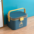 Household Plastic Small Medicine Box Portable Medicine Storage Box, Size: 27.7 x 20.4 x 19.4cm(Blue) - free shipping - PMC TechLife - Order now!