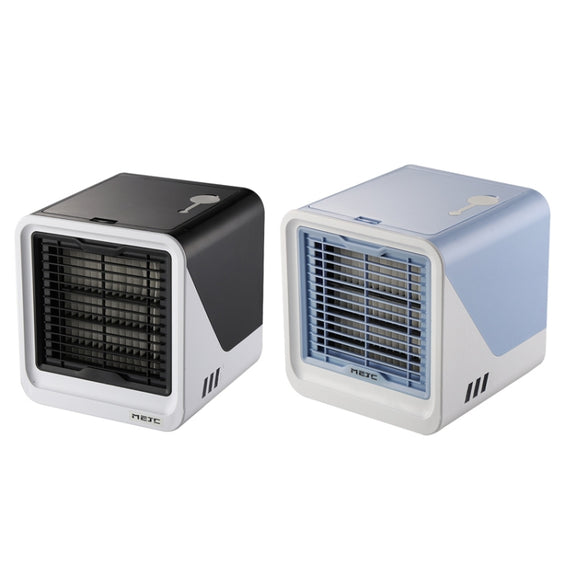 MG -191 Mini Air Cooler Home Dormitory Office Air Conditioning Fan Portable Small Desktop USB Fan(Sky Blue)