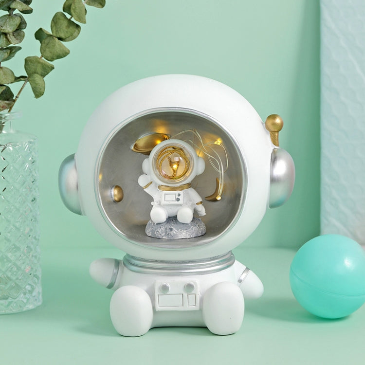 Astronaut Star Lights Ornaments Home Resin Night Light(Daylight Helmet)