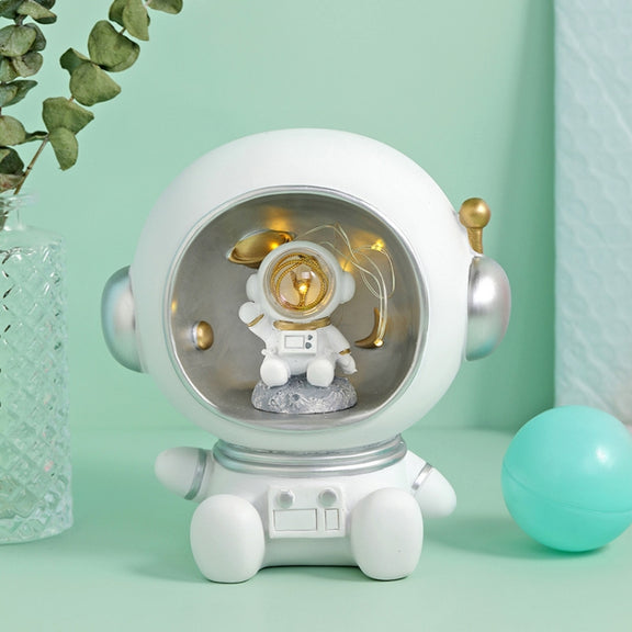 Astronaut Star Lights Ornaments Home Resin Night Light(Daylight Helmet)
