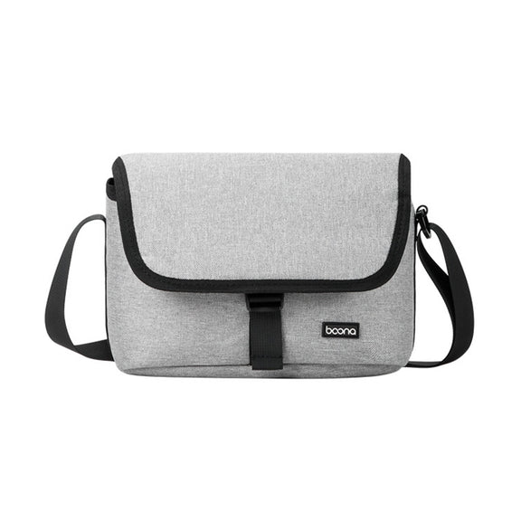 Baona BN-H013 Camera Shoulder Bag SLR Lens Storage Handbag(Light-Thin Gray)