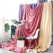 3 x 2.4m Photo Background Cloth Increased Widened Photography Cloth Live Broadcast Solid Color Cloth(Black)