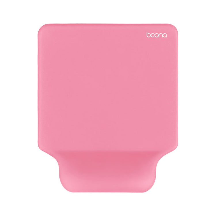 Baona Wrist Mouse Pad Memory Cotton Mouse Pad(Pink)