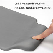 Baona Wrist Mouse Pad Memory Cotton Mouse Pad(Navy)