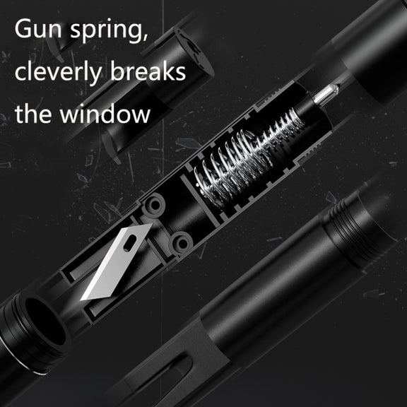 XL91 Car Breakster Escape Emergency Safety Hammer Cutter Multi-Function Mini Window Escape(Darkly Dark)