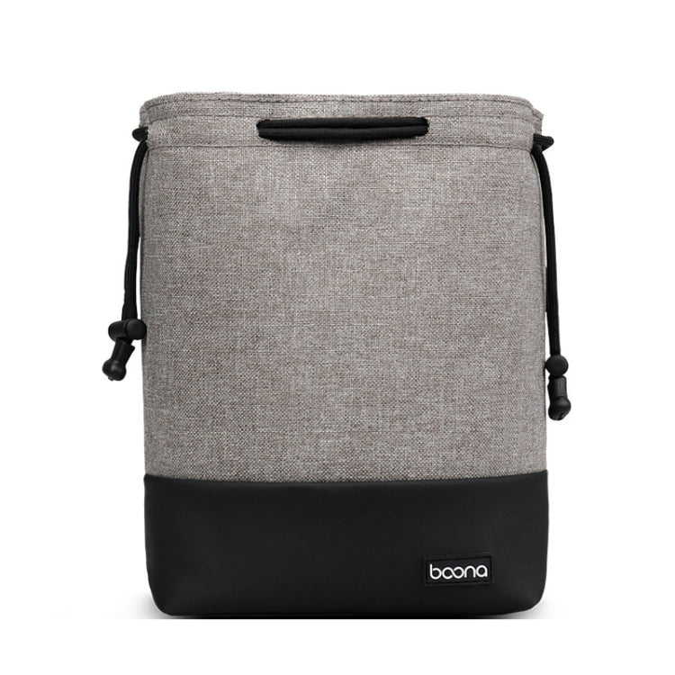 Baona Water-resistant Micro SLR Camera Bag Protective Cover Drawstring Pouch Bag, Color: Medium Gray