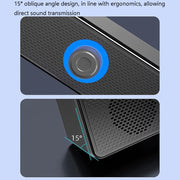 LeerFel Long Computer Wired Speaker Heavy Wellness Computer Multimedia Audio, Specification: 350T (without Bluetooth)