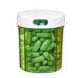 S-052 Round Transparent Plastic Pill Box Storage Box(9x9x10cm) - free shipping - PMC TechLife - Order now!