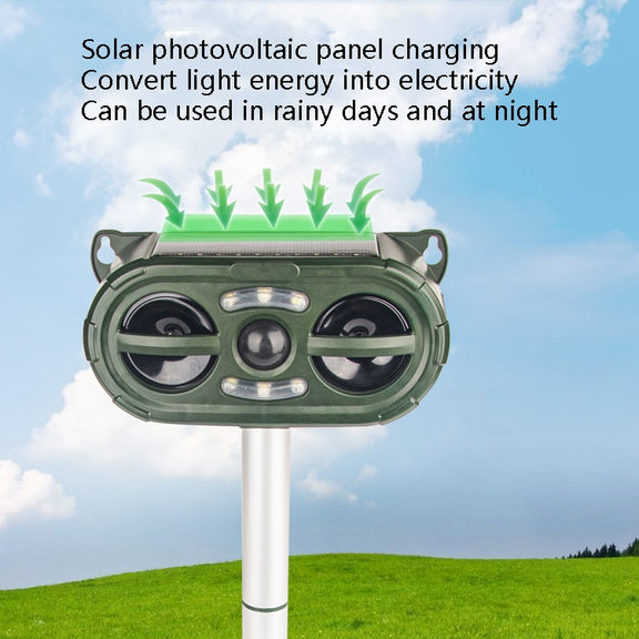 Ultrasonic Mouse Repeller Solar Outdoor Animal Repeller