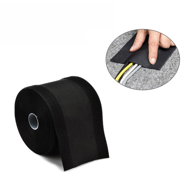 2 PCS 1m Wire Protection Harness Sleeve Storage Cable Manager(Carpet)