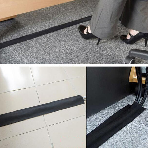 2 PCS 1m Wire Protection Harness Sleeve Storage Cable Manager(Floor Upgrade)