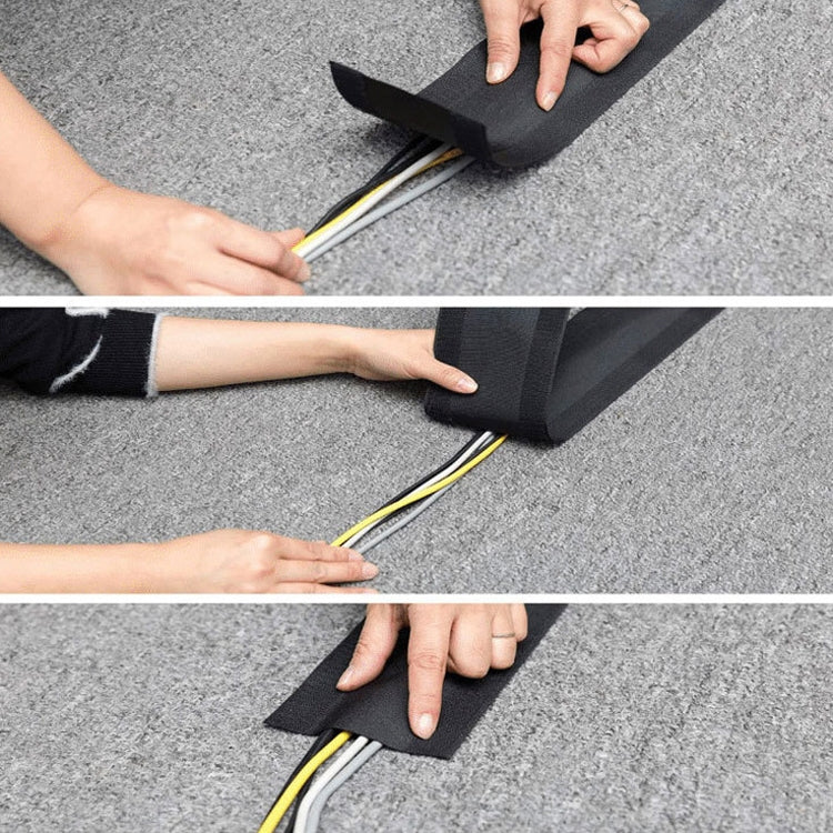 2 PCS 1m Wire Protection Harness Sleeve Storage Cable Manager(Floor Upgrade)