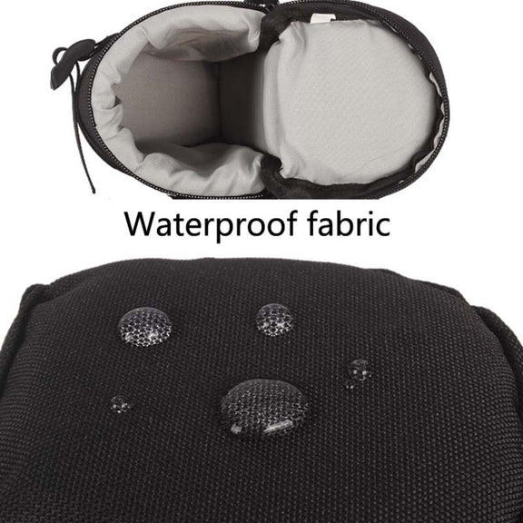 5603 Wear-Resistant Water-resistant And Shockproof SLR Camera Lens Bag, Size: L(Black)