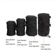 5603 Wear-Resistant Water-resistant And Shockproof SLR Camera Lens Bag, Size: XL(Black)