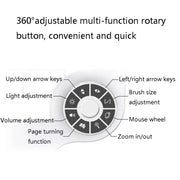 DELUX T11 29 Keys Single-Hand Keyboard Shortcut Key Speech Tool Flat Keyboard, Colour: Silver Black