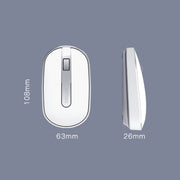DELUX M326 4 Keys Wireless Silent Mouse Portable Laptop Mouse