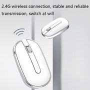 DELUX M326 4 Keys Wireless Silent Mouse Portable Laptop Mouse