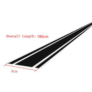 Car Hood Stickers Modified Racing Striped Ethylene Body Sticker(Yellow)