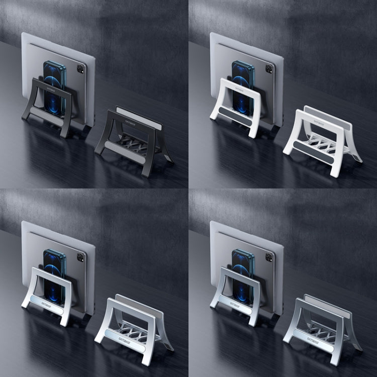Oatsbasf 03671 Multifunctional Computer Tablet Cellphone Storage Bracket, Colour: Simple Version (Black)