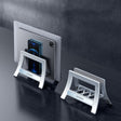 Oatsbasf 03671 Multifunctional Computer Tablet Cellphone Storage Bracket, Colour: Deluxe Version (Silver) - Laptop Stand by Oatsbasf | Online Shopping South Africa | PMC TechLife | Buy Now Pay Later Mobicred