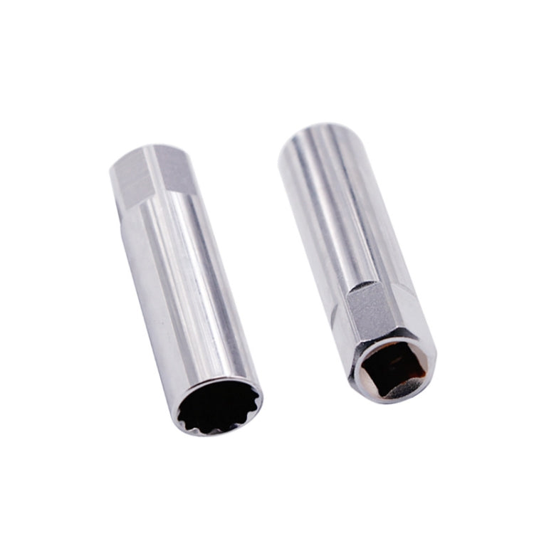 Car Spark Plug Sleeve Wrench Thin Flames Disassembly Tool, Specification: 14mm (Shrapnel)