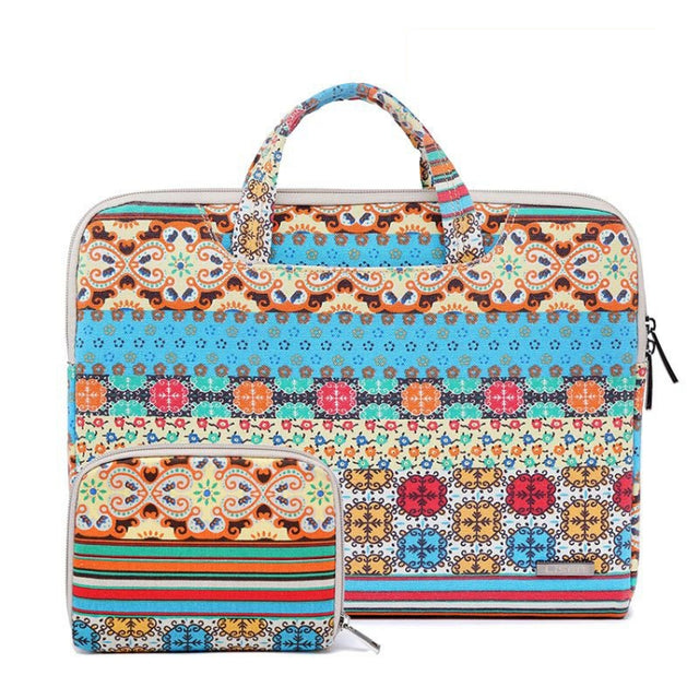 LiSEN LS-116 Simple Laptop Bag Business Laptop Liner Bag, Size: 11.6 inch(Canvas Bohemia)