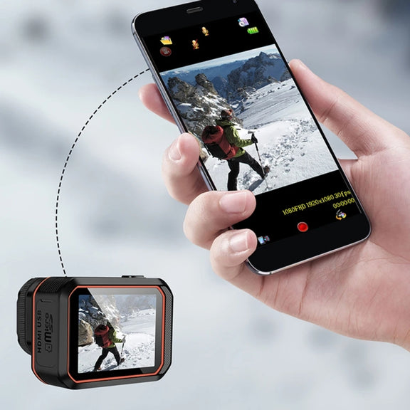SC002-12 4K Outdoor Sports Camera WiFi Diving Water-resistant Mini Camera(Black)