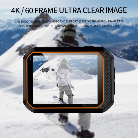 SC002-12 4K Outdoor Sports Camera WiFi Diving Water-resistant Mini Camera(Black)