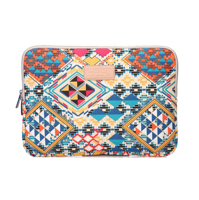 LiSEN LS-518 Lingge Pattern Laptop Computer Liner Bags, Size: 12 inch(Blue Pattern Diamond Lattice)
