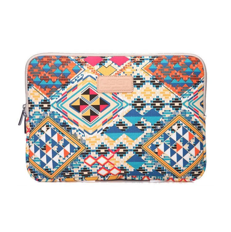LiSEN LS-518 Lingge Pattern Laptop Computer Liner Bags, Size: 14 inch(Blue Pattern Diamond Lattice)