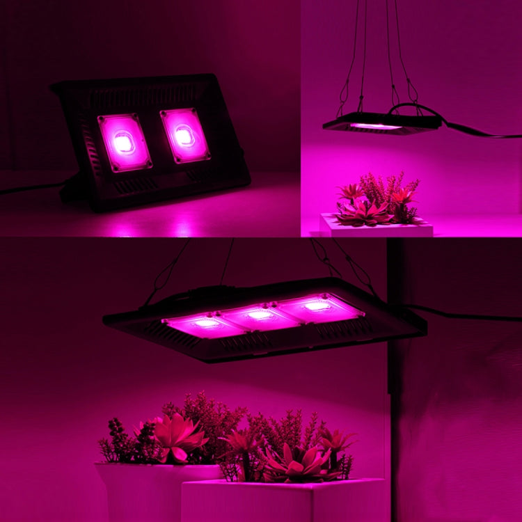 150W Ultra-Thin LED Plant Light, Full Spectrum COB Growth Light, Vegetable, Fruit & Flower Greenhouse Fill Light With Plug, Specification:AU Plug