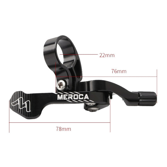 MEROCA Bicycle Telescoping Pipeline Controller Lifting Sitting Pipeline Control Switch(Black Purple)