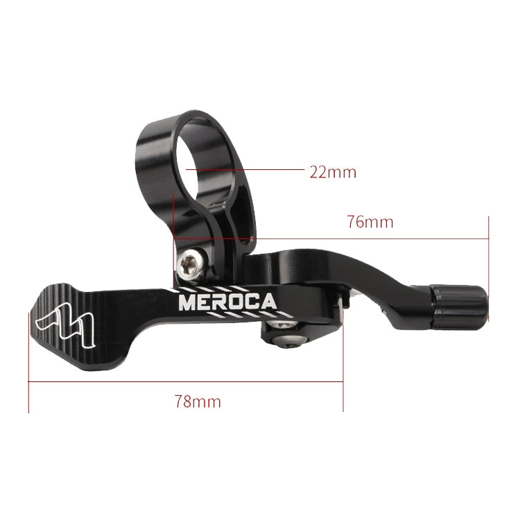 MEROCA Bicycle Telescoping Pipeline Controller Lifting Sitting Pipeline Control Switch(Black Purple)