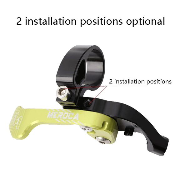 MEROCA Bicycle Telescoping Pipeline Controller Lifting Sitting Pipeline Control Switch(Black Purple)