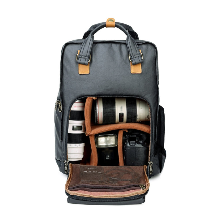 272 Wearable Shoulder Camera Bag Water-resistant SLR Digital Camera Bag(Khaki)