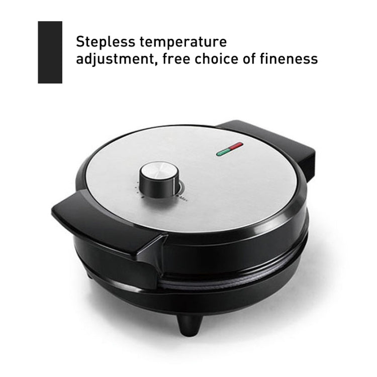 1000W Waffle Maker Breakfast Bread Maker Sandwich Maker Temperature Adjustable Electric Baking Pan(UK Plug)