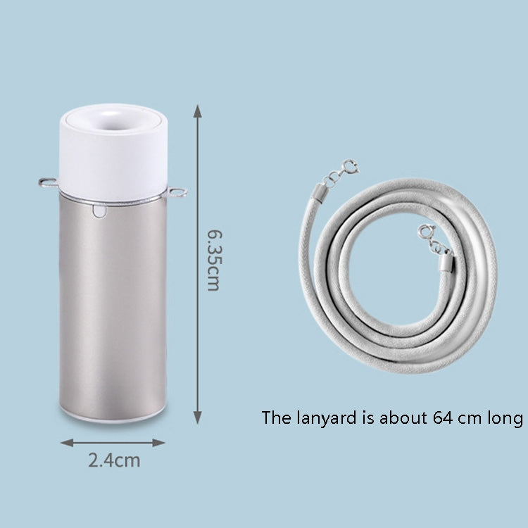 EP205 Portable Air Purifier Negative Ion Necklace Hanging Collar Purifier(Black)