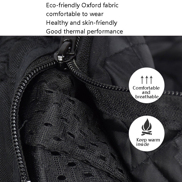 GHOST RACING GR-K06 Motorcycle Riding Trousers Racing Motorcycle Anti-Fall Windproof Keep Warm Pants, Size: XXL(Black)