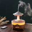 UFO Water Drop Aromatherapy Humidifier Desktop Remote Control Diffuser, Plug: UK Plug(Wood Grain) - free shipping - PMC TechLife - Order now!